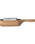 Wood and Stainless Steel Cheese Grater
