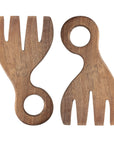 Acacia Wood Salad Servers, Set of 2