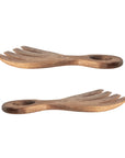 Acacia Wood Salad Servers, Set of 2
