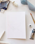 Seaside paintable watercolor notecard set