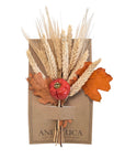 Pumpkin Wheat & Oak Mini Dried Botanical Bouquet – 8"