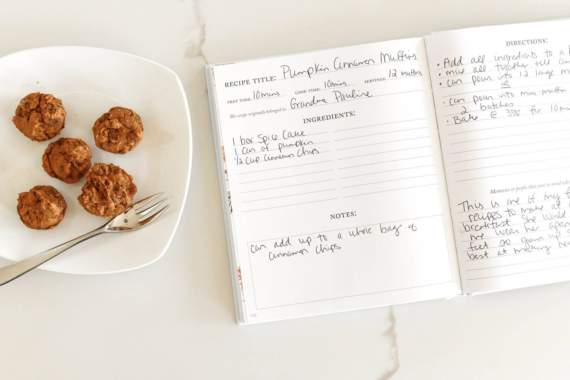 Family Recipe Book &amp; Keepsake Journal