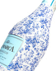 Beau Bottles Blue Floral - MINI Prosecco Collection - Set of Six Wraps