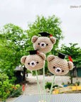 Crochet Graduation Bear Amigurumi ✅