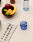 Natural Tablecloth Modern Stripes – Recycled Cotton, 3 Sizes