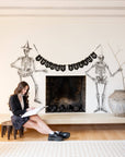 Large Paper Skeleton Set | 5 Foot Halloween Party Decor