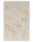 Gold Leaves Notes Journal
