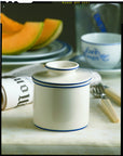 The Original Butter Bell® Crock - Le Bistro Blue Trim