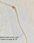 SIMPLE CROSS NECKLACE | dainty gold cross necklace