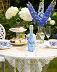 Beau Bottles Blue Floral - MINI Prosecco Collection - Set of Six Wraps