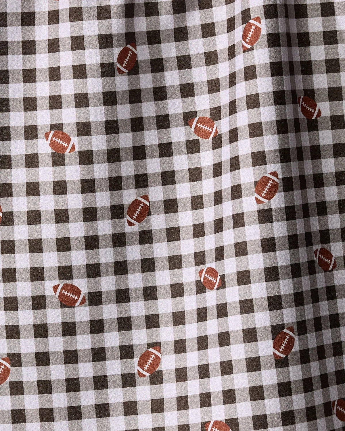 Football Check Geometry Tea Towel