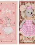 Lulu Mouse Plush Doll in Pink Dress | Soft Toy & Keepsake Gift for Children