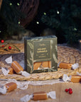 Soft, buttery caramels with sea salt, perfect for Christmas gifting.