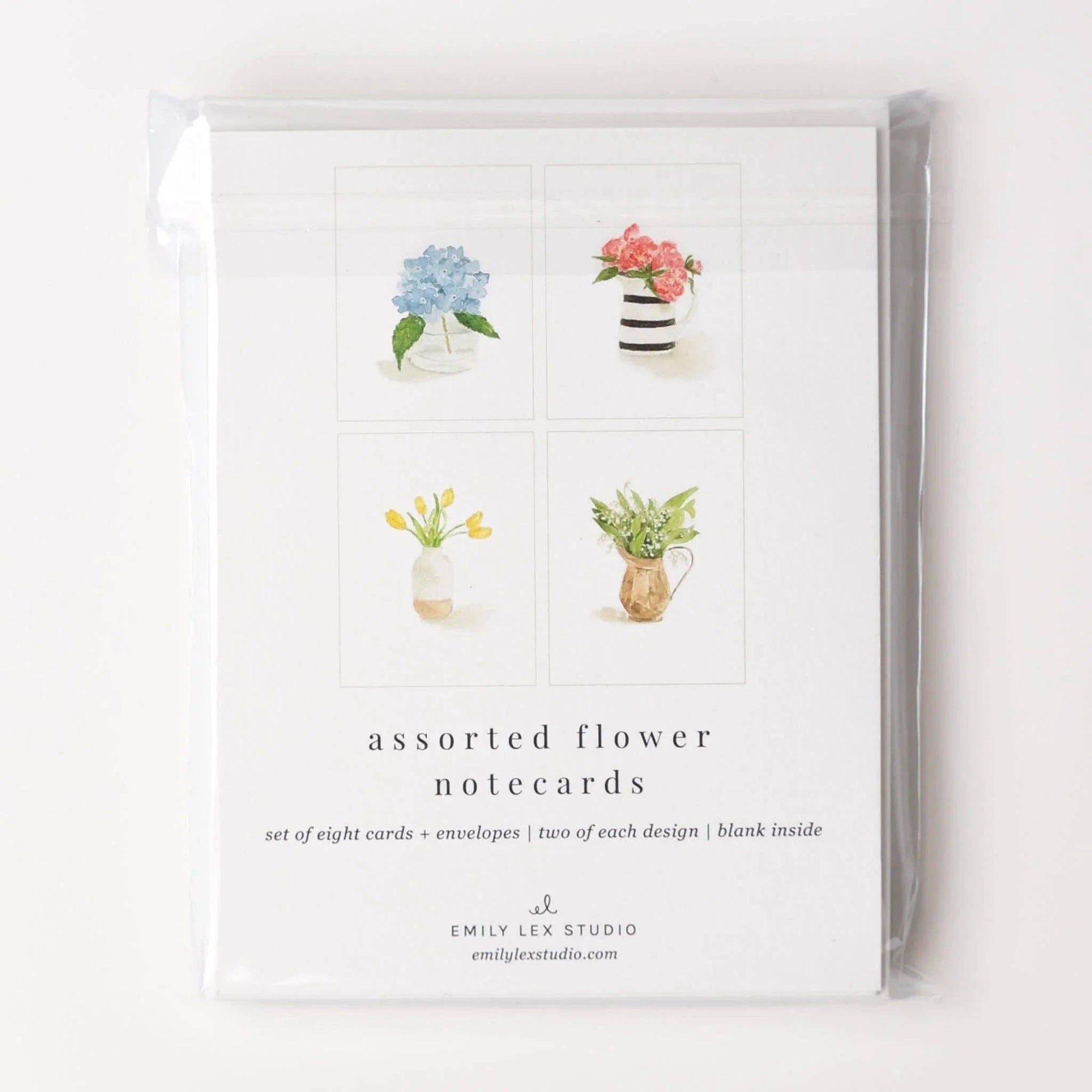 Flower assorted notecard set