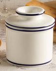 The Original Butter Bell® Crock - Le Bistro Blue Trim
