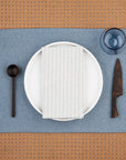 Striped Napkins Blue – Recycled Cotton Set