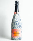 Beau Bottles Blue Wedding Toile- Champagne Collection