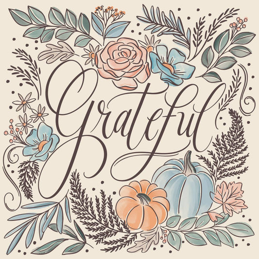 Fall Cocktail Napkins | Grateful