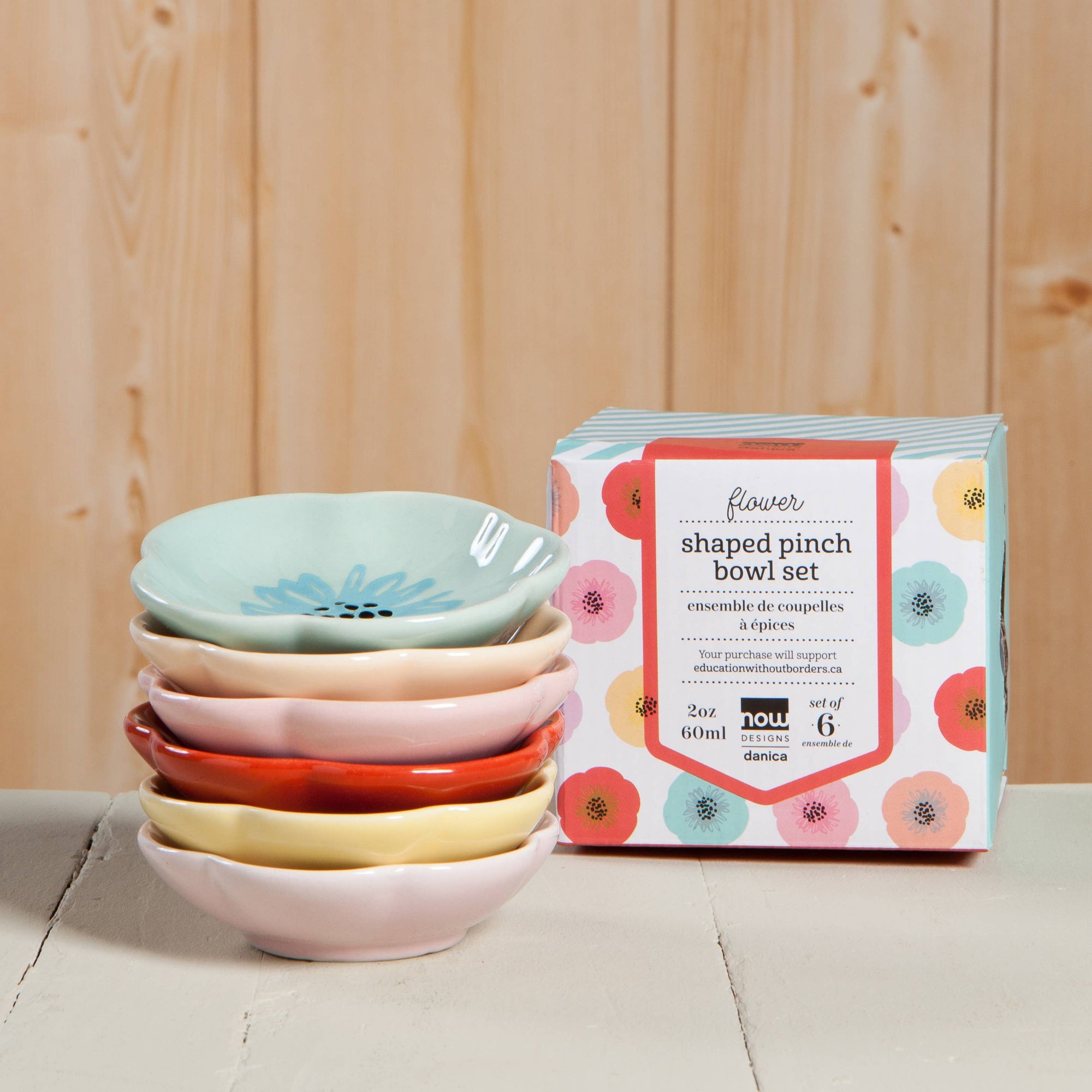 Flower Shaped Pinch Bowl - SOLD INDIVIDUALLY