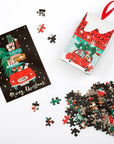 Puzzle Ornament Christmas Car