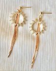 SUNBURSTS | boho-chic | sun tassel earrings