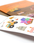 Sticker Scene Card - Construction  Birthday