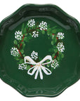 Wreaths Shaped Christmas Pinch Bowl