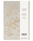 Gold Leaves Notes Journal