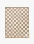 Super cozy checkered teddy throw blanket for living room or bedroom decor.