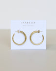 Everyday Gold Hoop Earrings - Medium