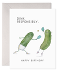Pickleball Birthday Greeting Card