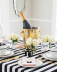 Beau Bottles Black and White Roses – Champagne Collection