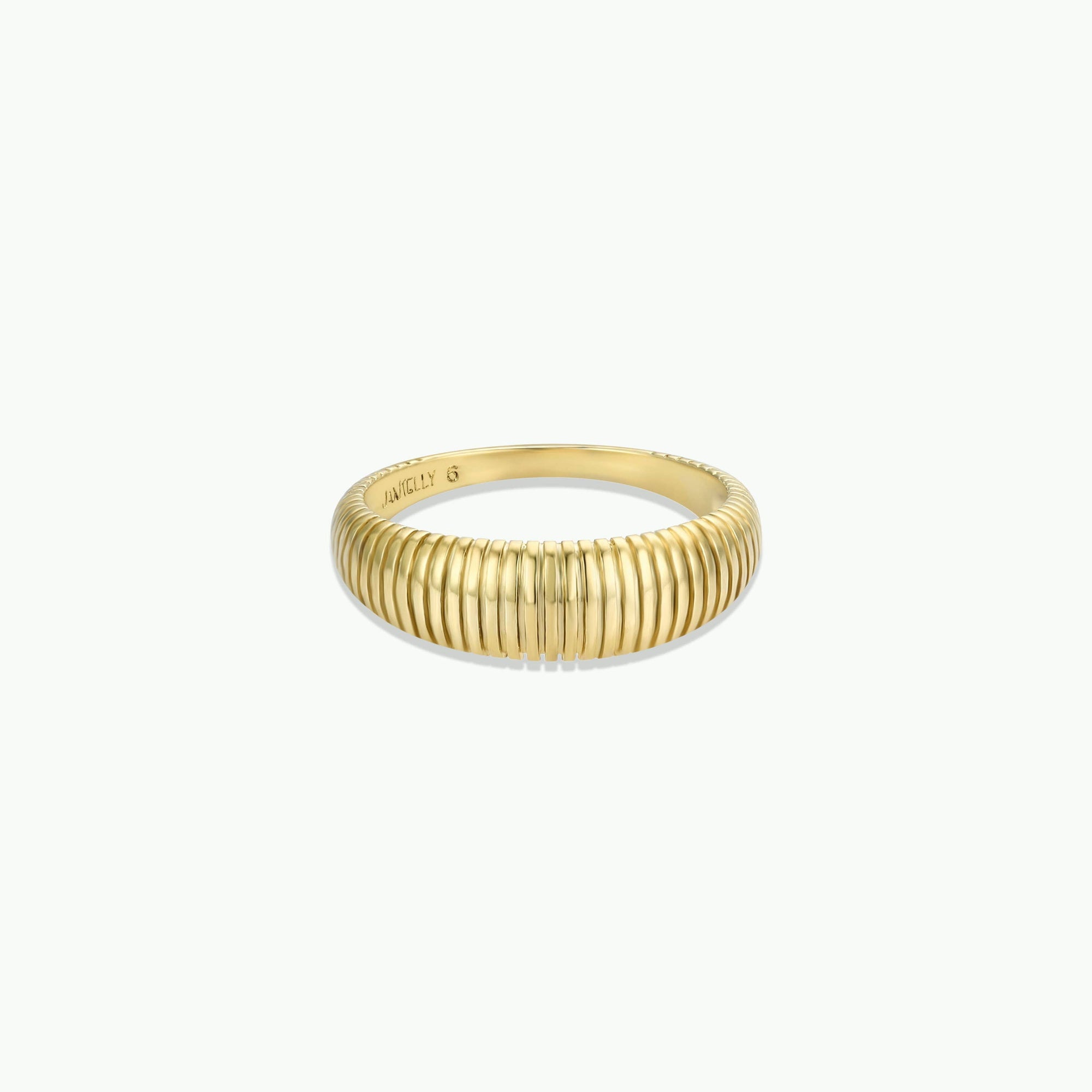 Gold Rings - Ridged
