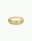 Gold Rings - Ridged