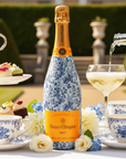 Beau Bottles Grandmillenial Blue Floral - Champagne Collection