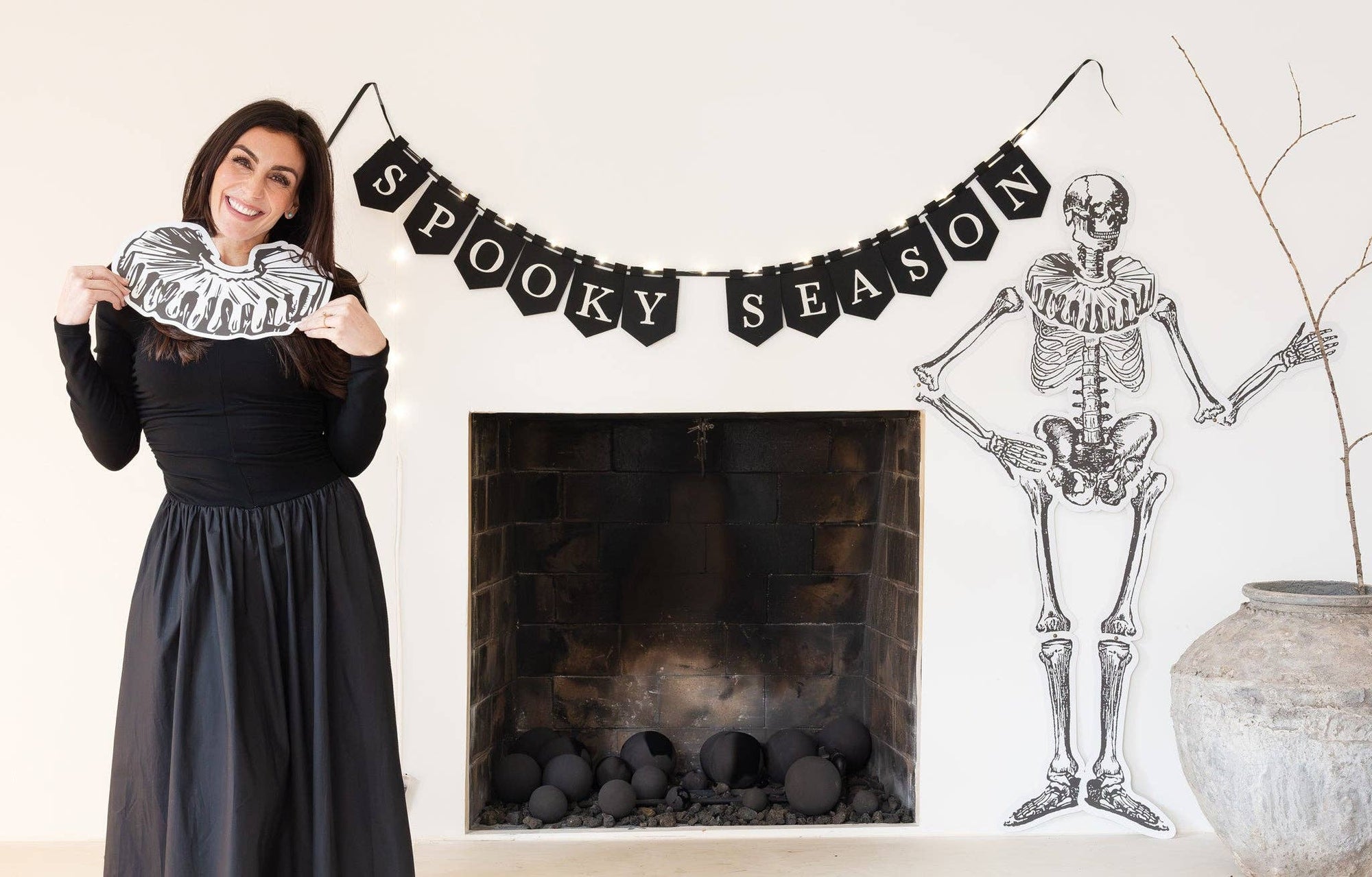 Large Paper Skeleton Set | 5 Foot Halloween Party Decor