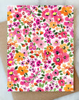 Ditzy Floral Blank Greeting Card | Everyday Card