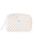 Small Cosmetic Pouch, Rose Polka Dot