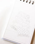 A little bit of winter - mini watercoloring book