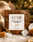 Fall Vanilla Sea Salt Caramels – Brown Box, 2 oz