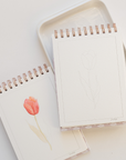 Flowers watercolor workbook