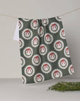 Merry Wreaths - Geometry Kitchen Tea Towel - Holiday 2026