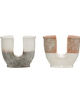 Stoneware Sponge Holder with Glaze, 2 Colors