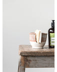 Stoneware Sponge Holder with Glaze, 2 Colors