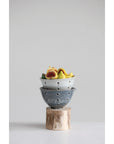 Stoneware Berry Bowl with Glaze