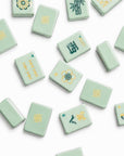 Tradewind Mahjong Tiles – Mint & Sea | Premium 160-Piece Mahjong Set: PRE-ORDER ONLY