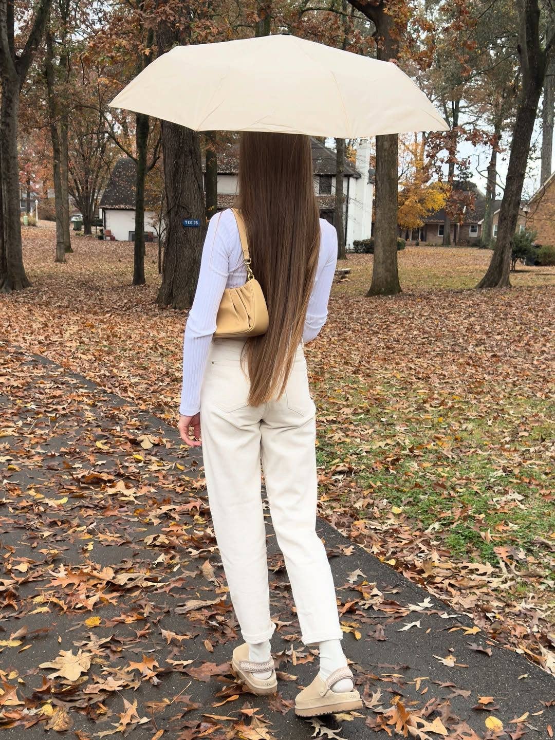 Wood Look Bottle Umbrella