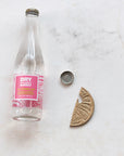 Metal Lemon Slice Bottle Opener – Antique Gold Iron Bar Tool