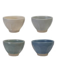 Stoneware Pinch Pot, Matte Finish, 4 Colors