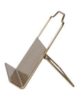 Metal Standing & Foldable Book Holder – Gold Finish